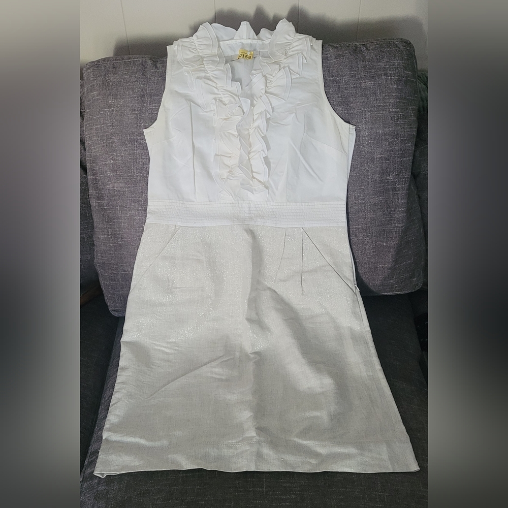 LOFT Ruffle Top Dress - Picture 2 of 2